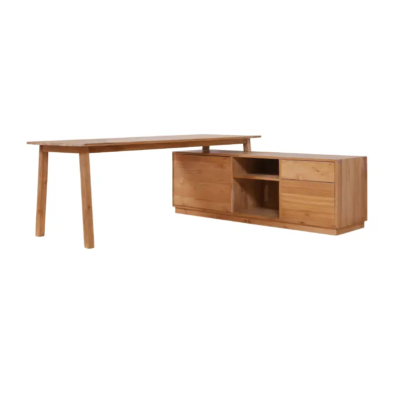 Writing Desk With Shelving Storage