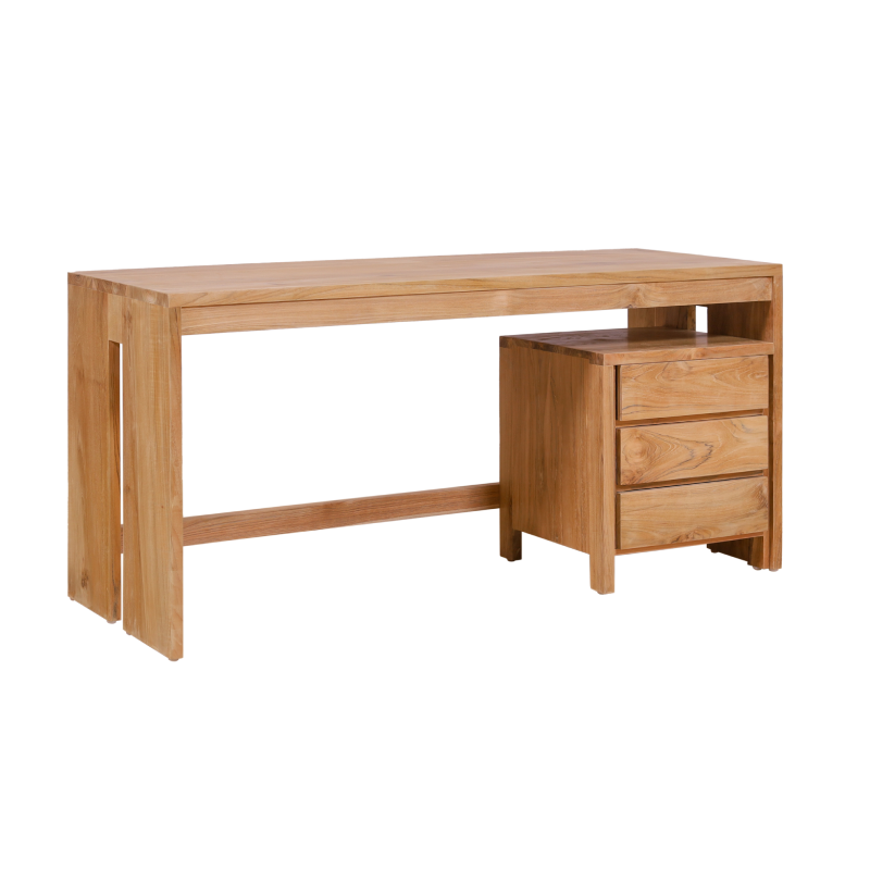 Writing Desk with 3 Drawers